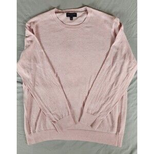 Banana Republic Unisex Pink Cotton Poly Eco Sweater Size M